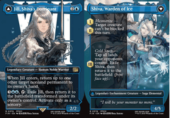 Jill, Shiva's Dominant // Shiva, Warden of Ice - Surge Foil - Borderless